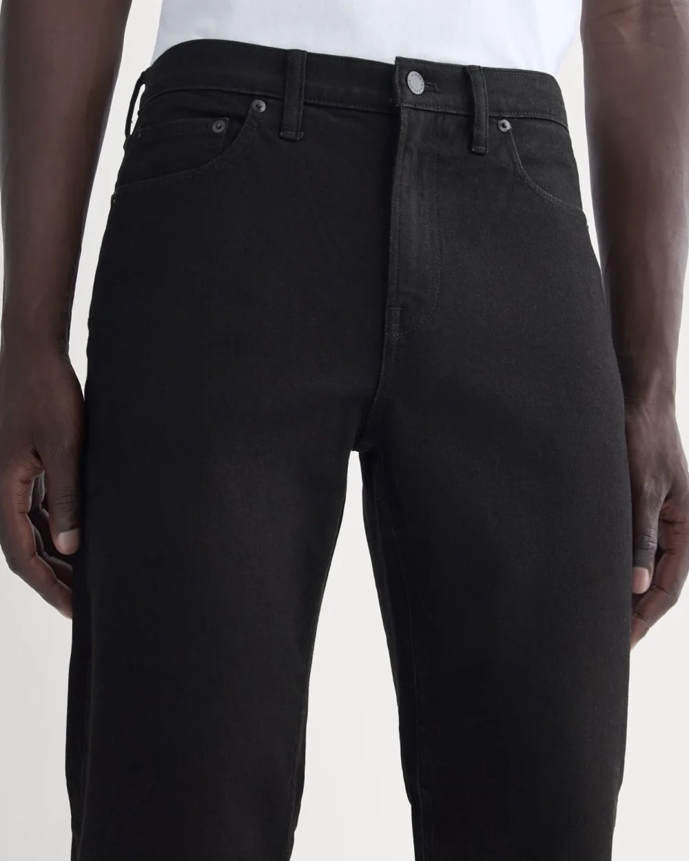 The Organic Cotton Straight-Leg Jean |  Black (6)