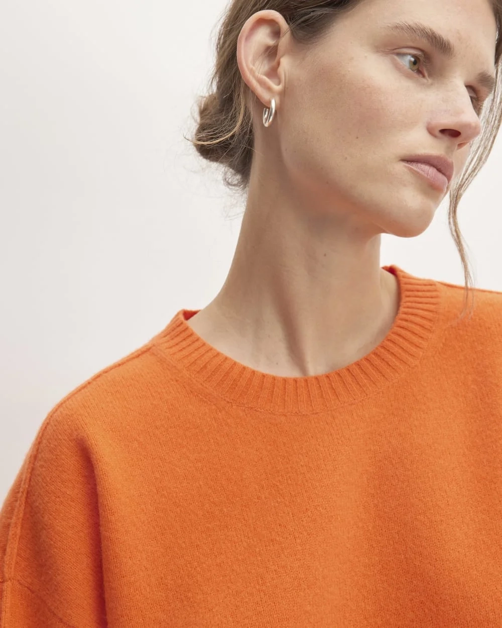 The Good Merino Wool Crewneck Sweater | Orange (4)