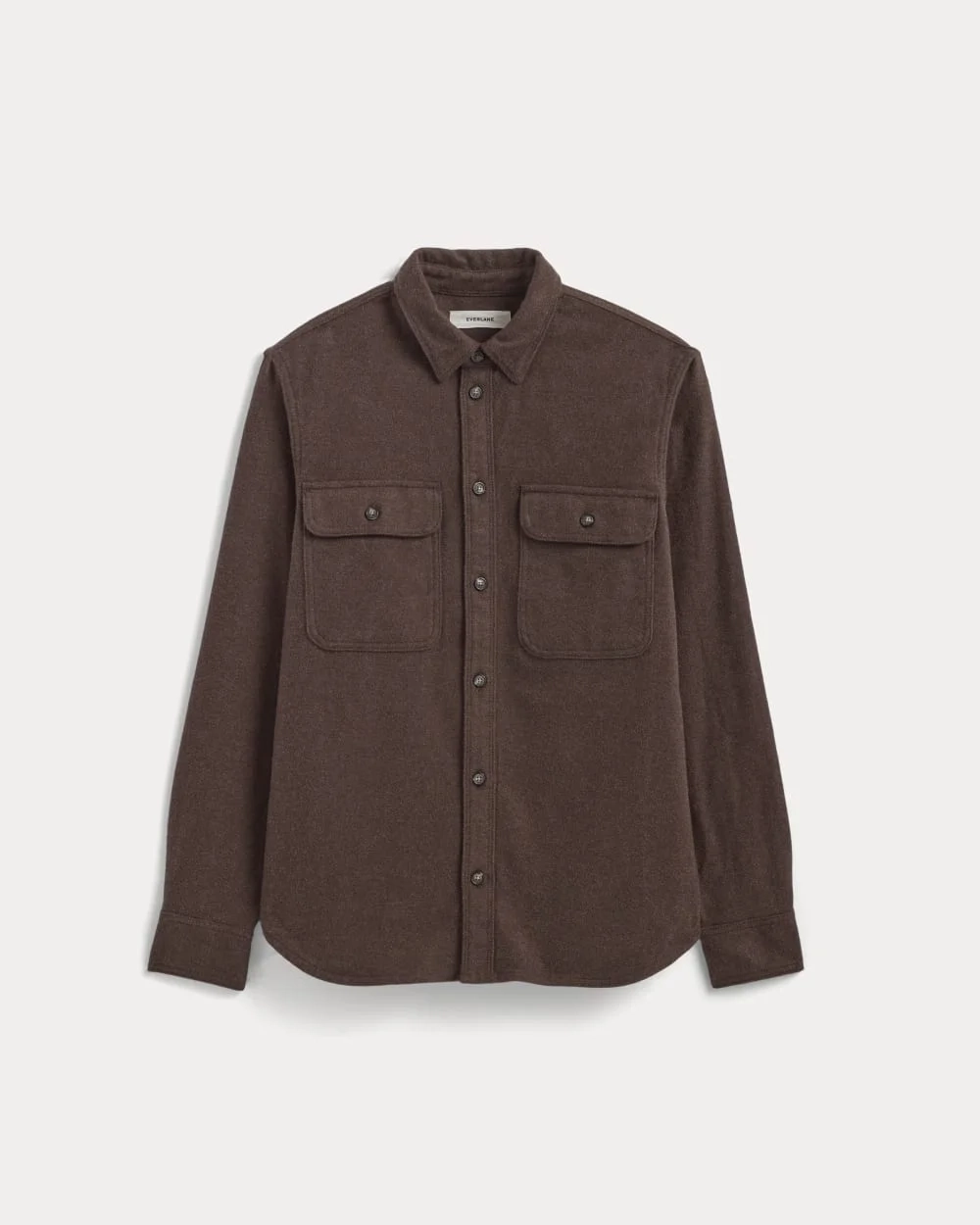 The Heavyweight Overshirt | Uniform | Heather Earth Brown (6)