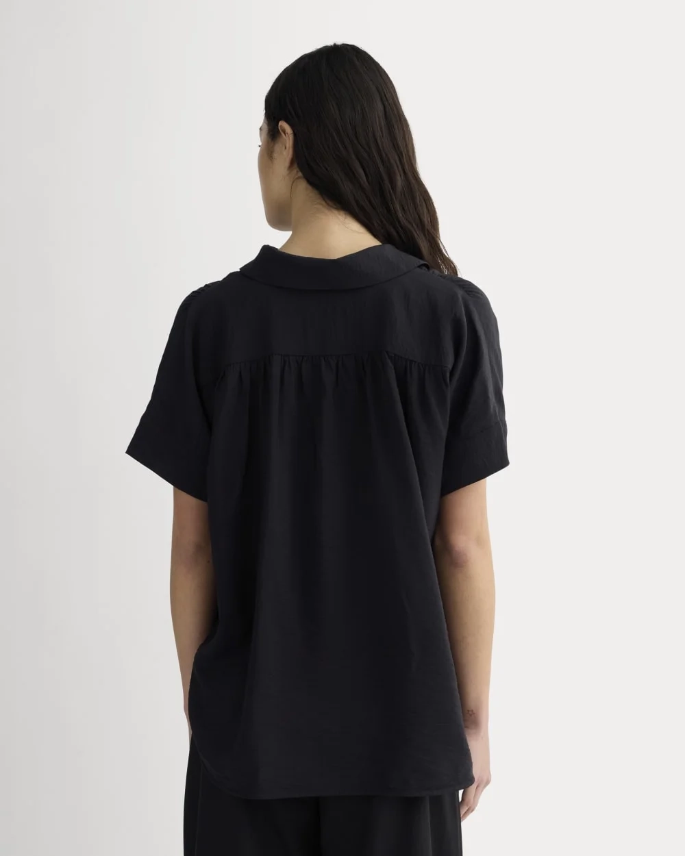 The Square Shirt in SoftLuxe | Black (4)