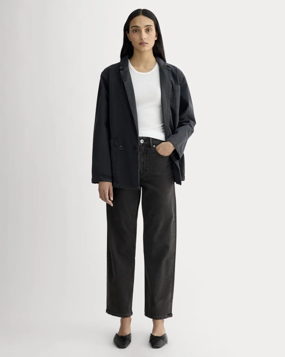 The Way-High® Jean 2.0 | Washed Black | 27.5” Inseam