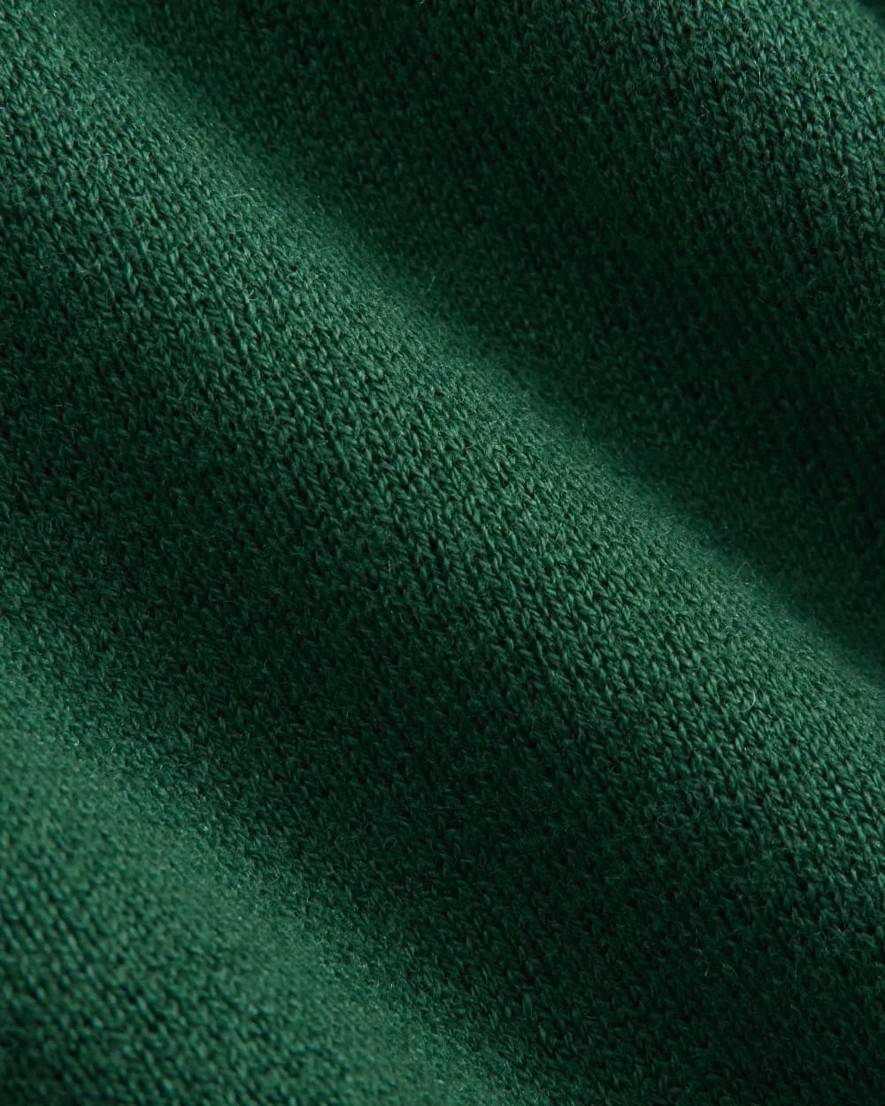 Double Knit Crew in Cotton Merino | Hunter Green (6)