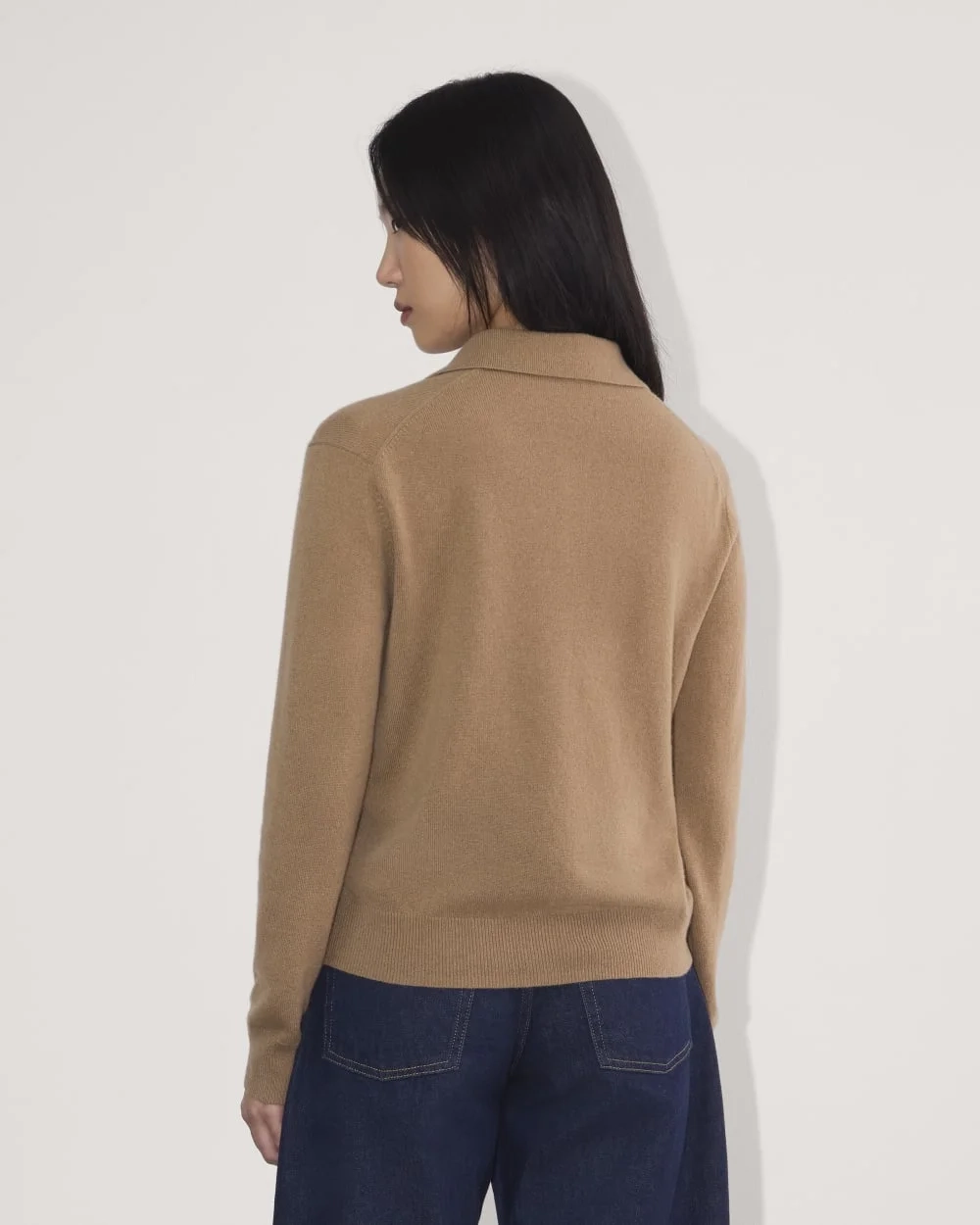 The Classic Polo in Cashmere | Tiger's Eye (4)