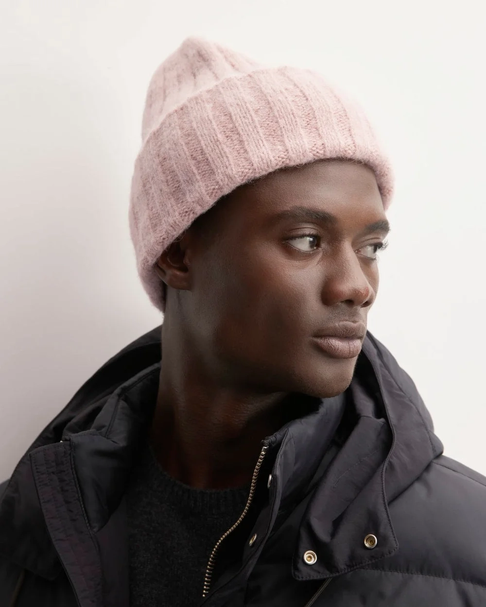 The Alpaca Beanie | Blush Pink (6)