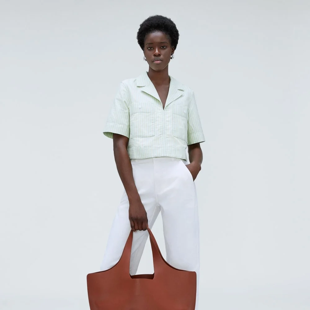 The Oxford Popover | Apricot Tan / Spray (4)