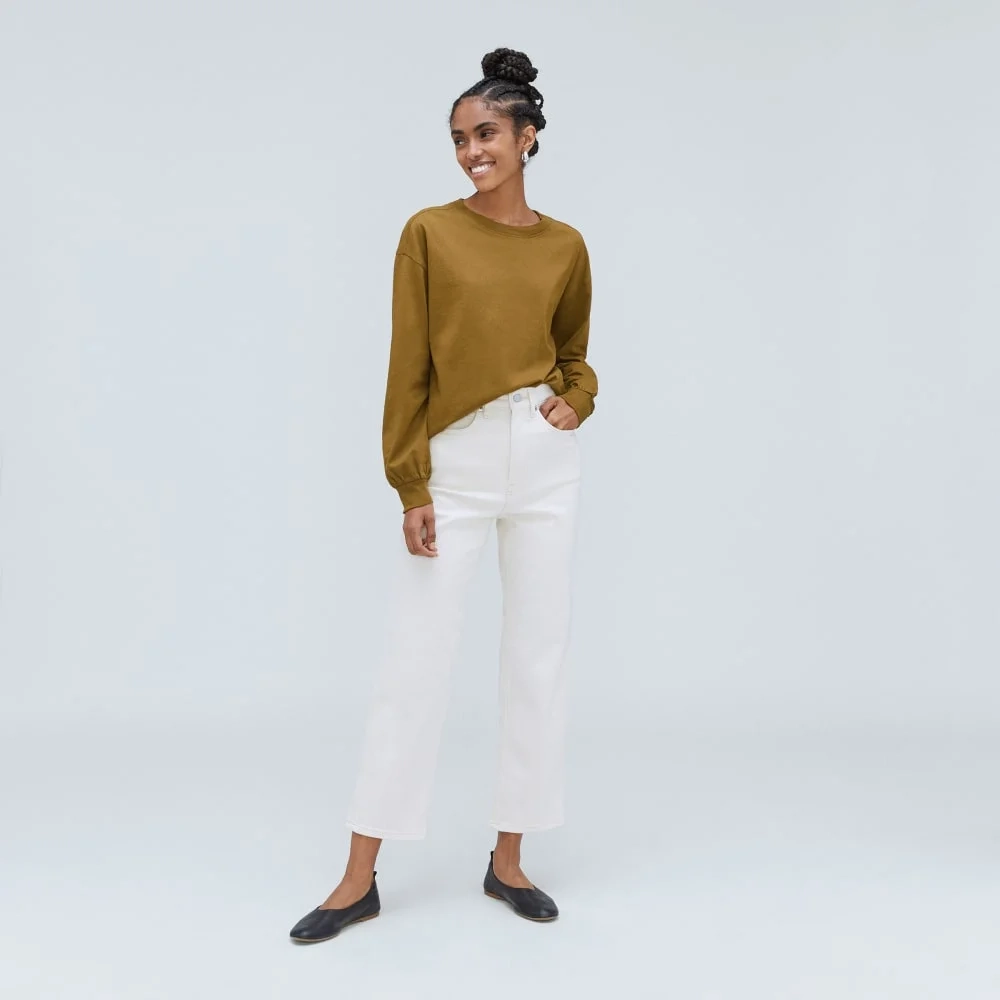 The Organic Cotton Long-Sleeve Tee | Tapenade (6)
