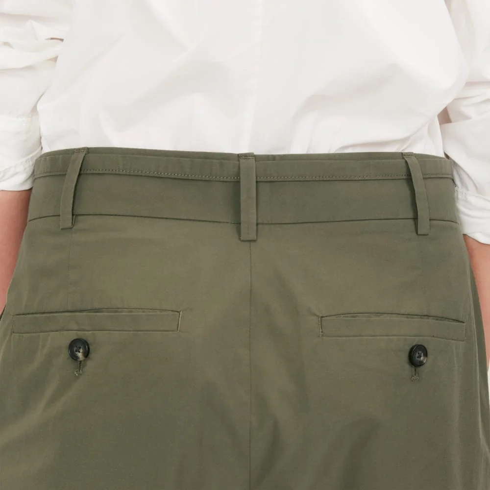 The Poplin Pleated Taper Pant | Kalamata (6)