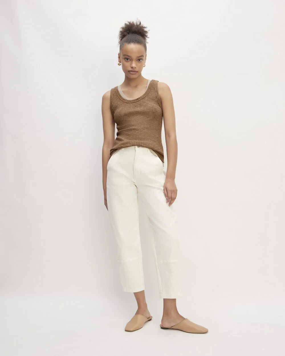 The Cozy Rib Tank | Carob Brown (5)