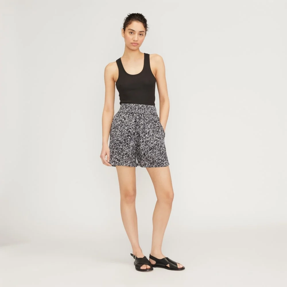 The Satin Pull-On Short | Splatter (6)
