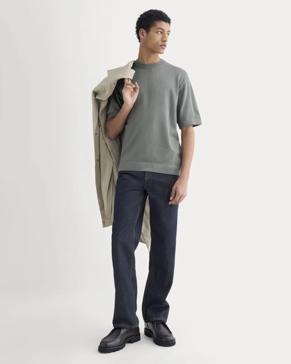 Ultrasoft Sweater Tee | Agave Green (3)