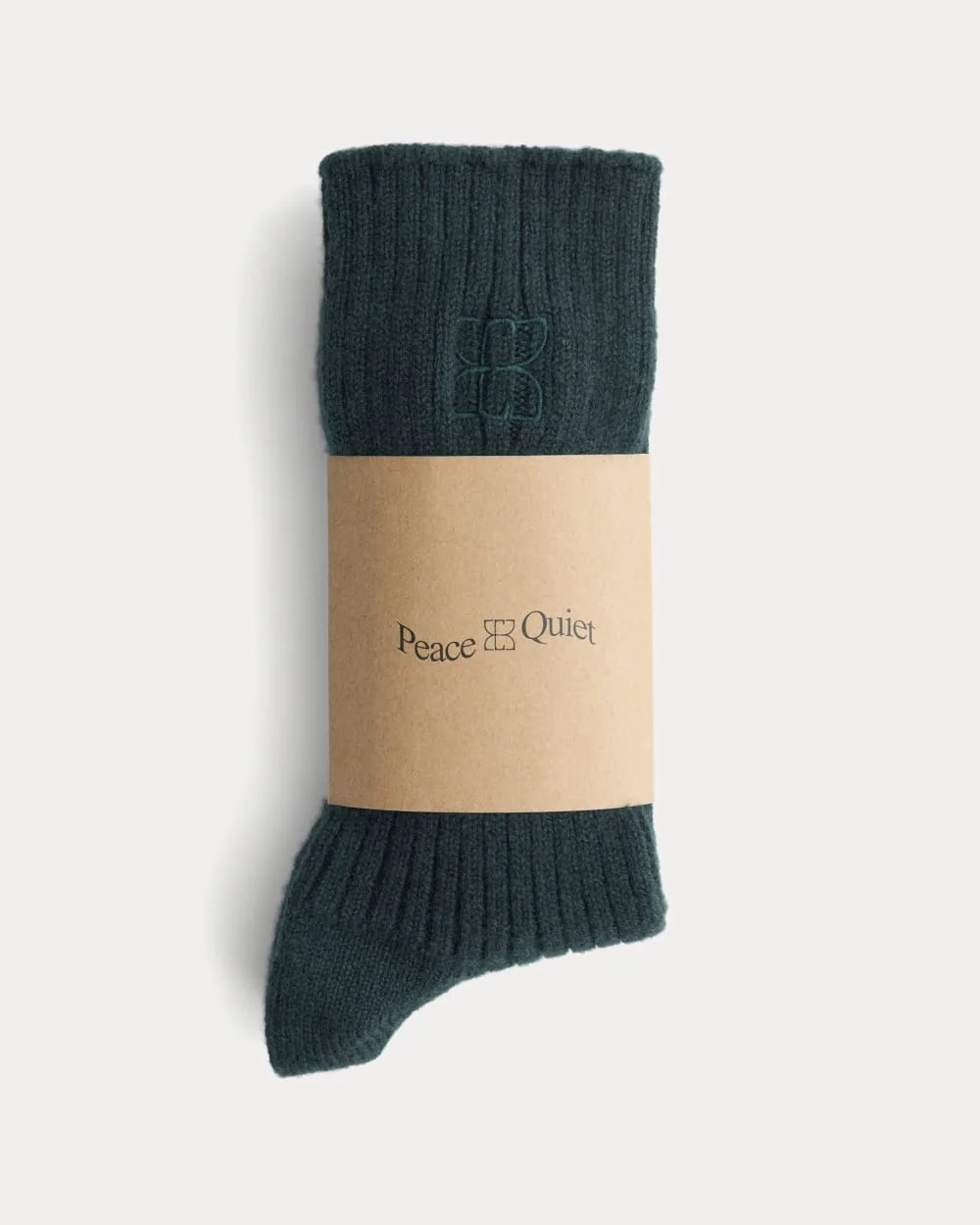 Everlane x Peace & Quiet Cashmere Socks | Pine (3)