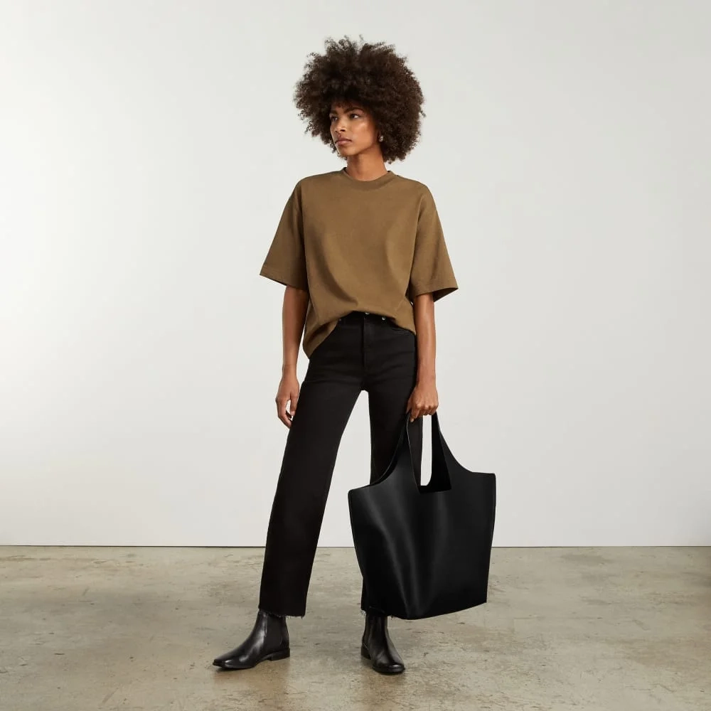 The Cactus Triangle Tote | Black (6)