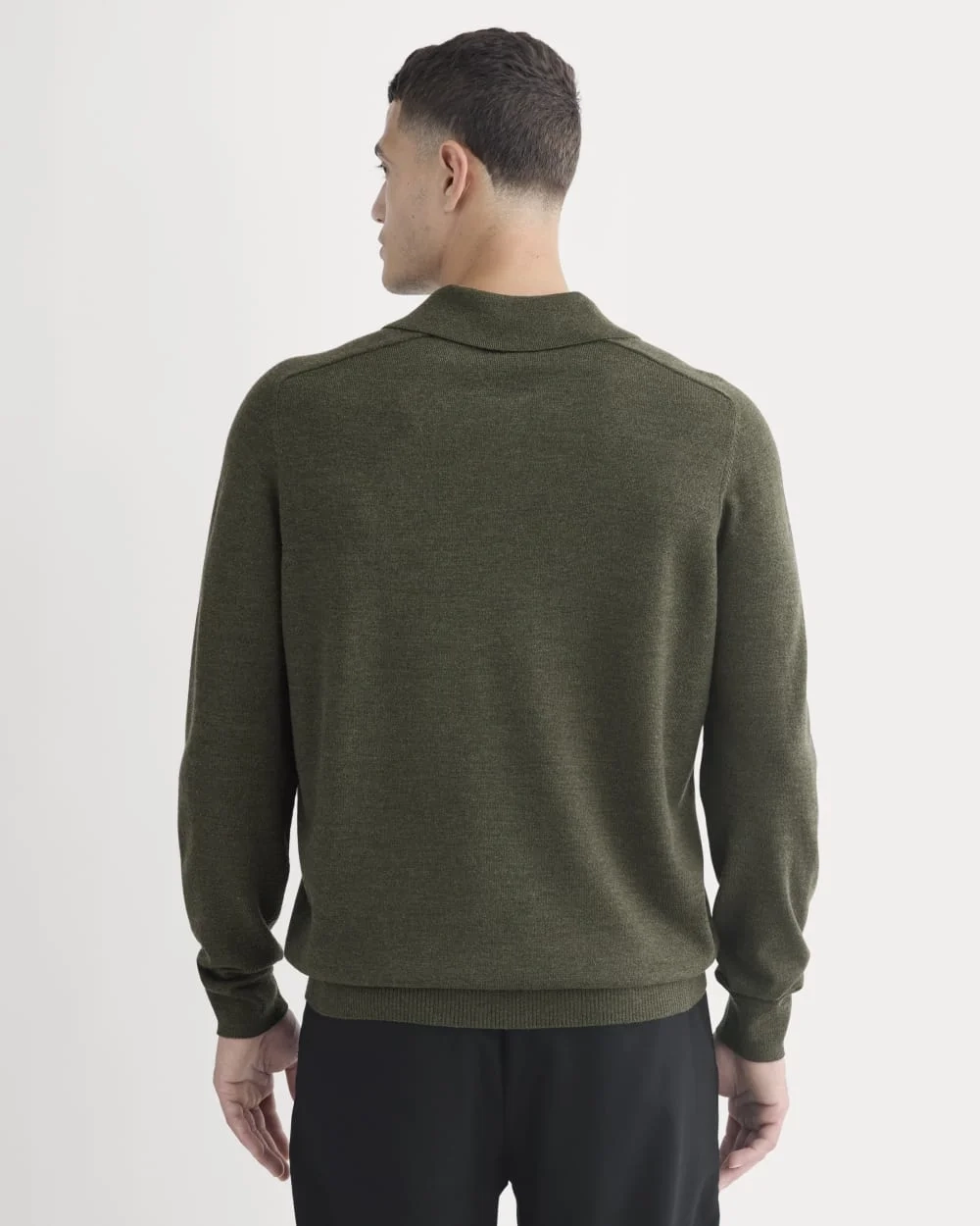 Ultrasoft Polo Sweater | Heather Beech (5)