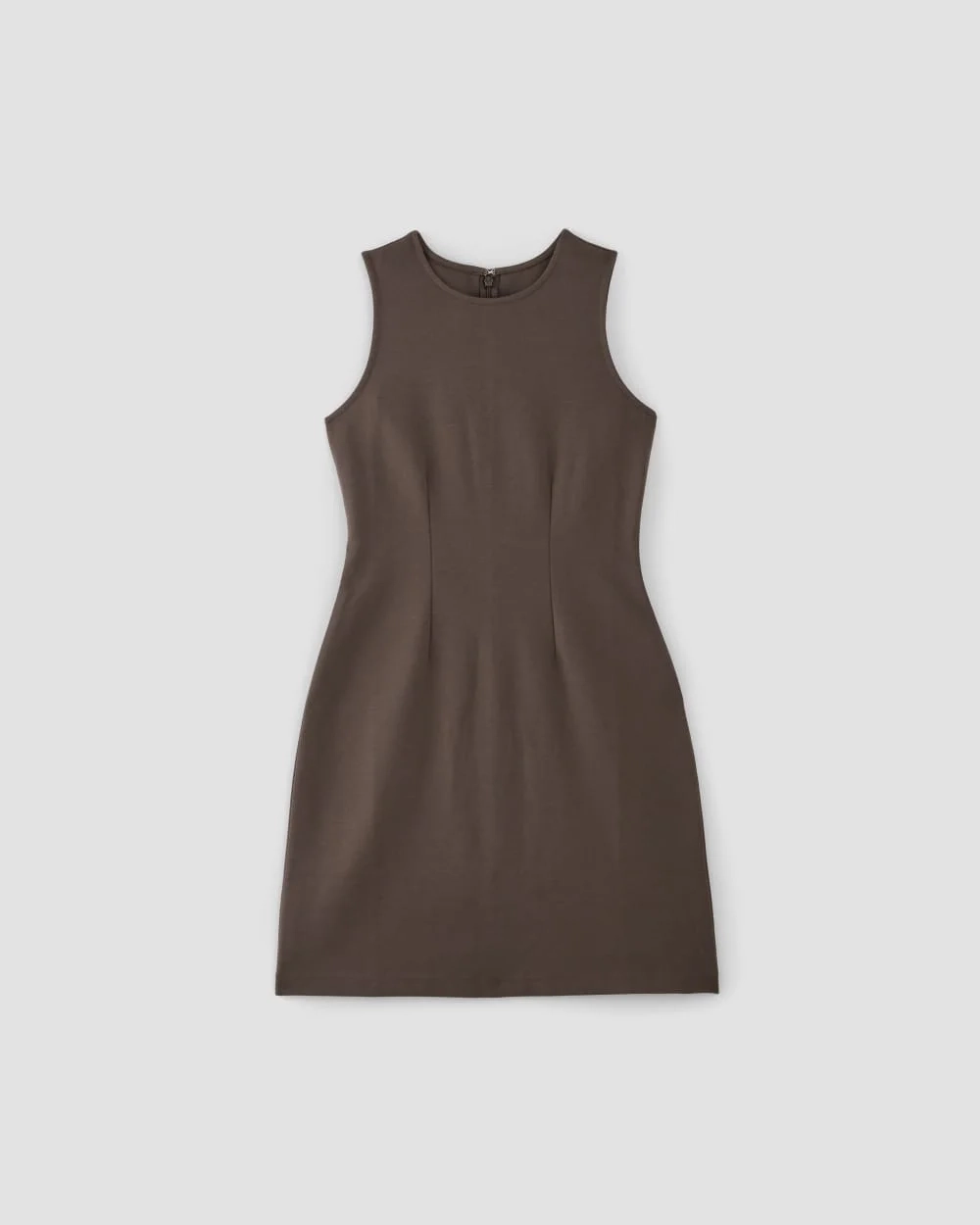 The Dream '90s Shift Dress | Earth Brown (3)