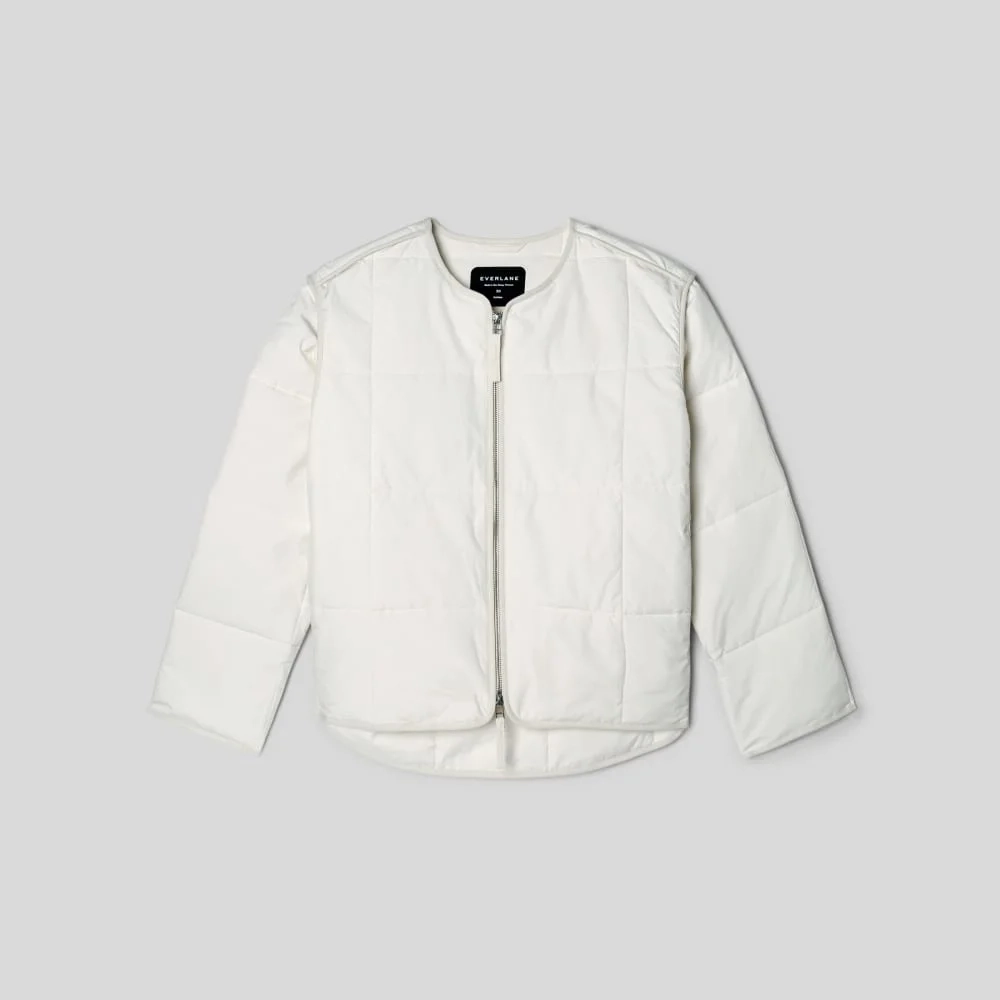 The Quilted Cotton Liner | Bone (7)