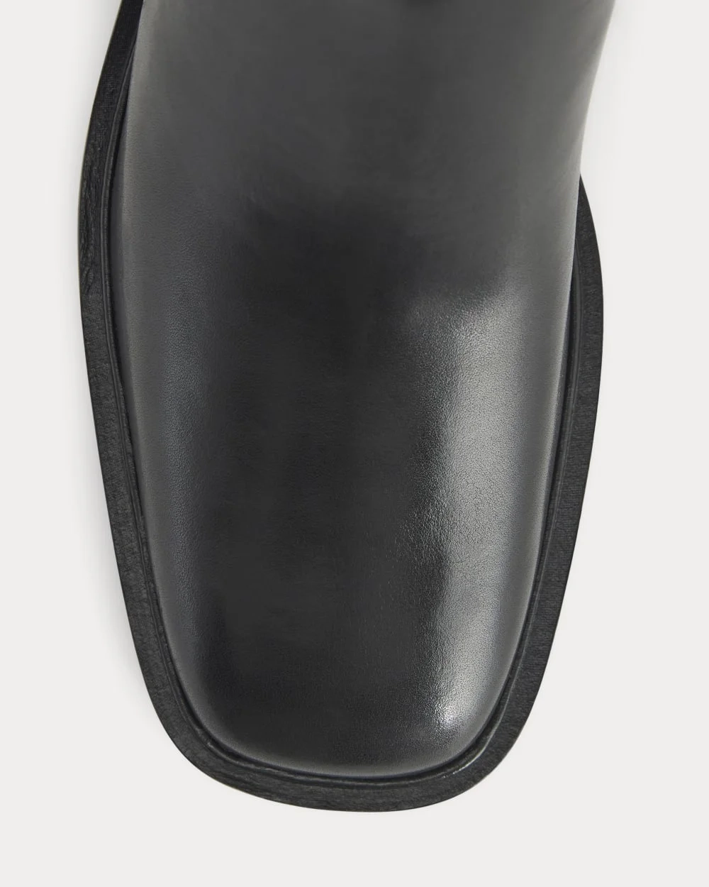 Leather Knee-High City Boot |  Black (3)