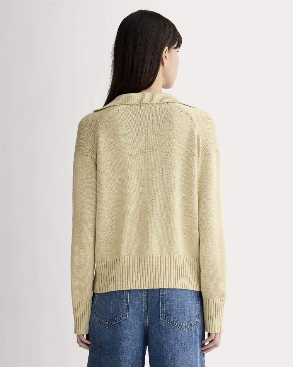 The Boxy Polo in Everyday Cotton | Mojave Desert / Natural (6)