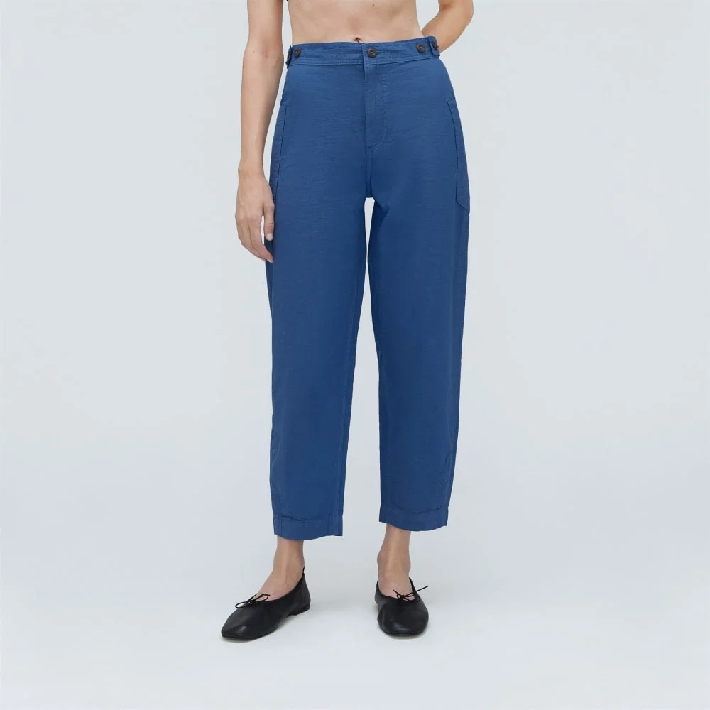 The Fatigue Barrel Pant | Deep Blue (4)
