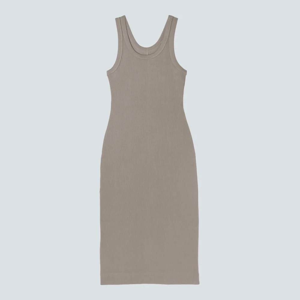 The ’90s Rib Dress | Clay