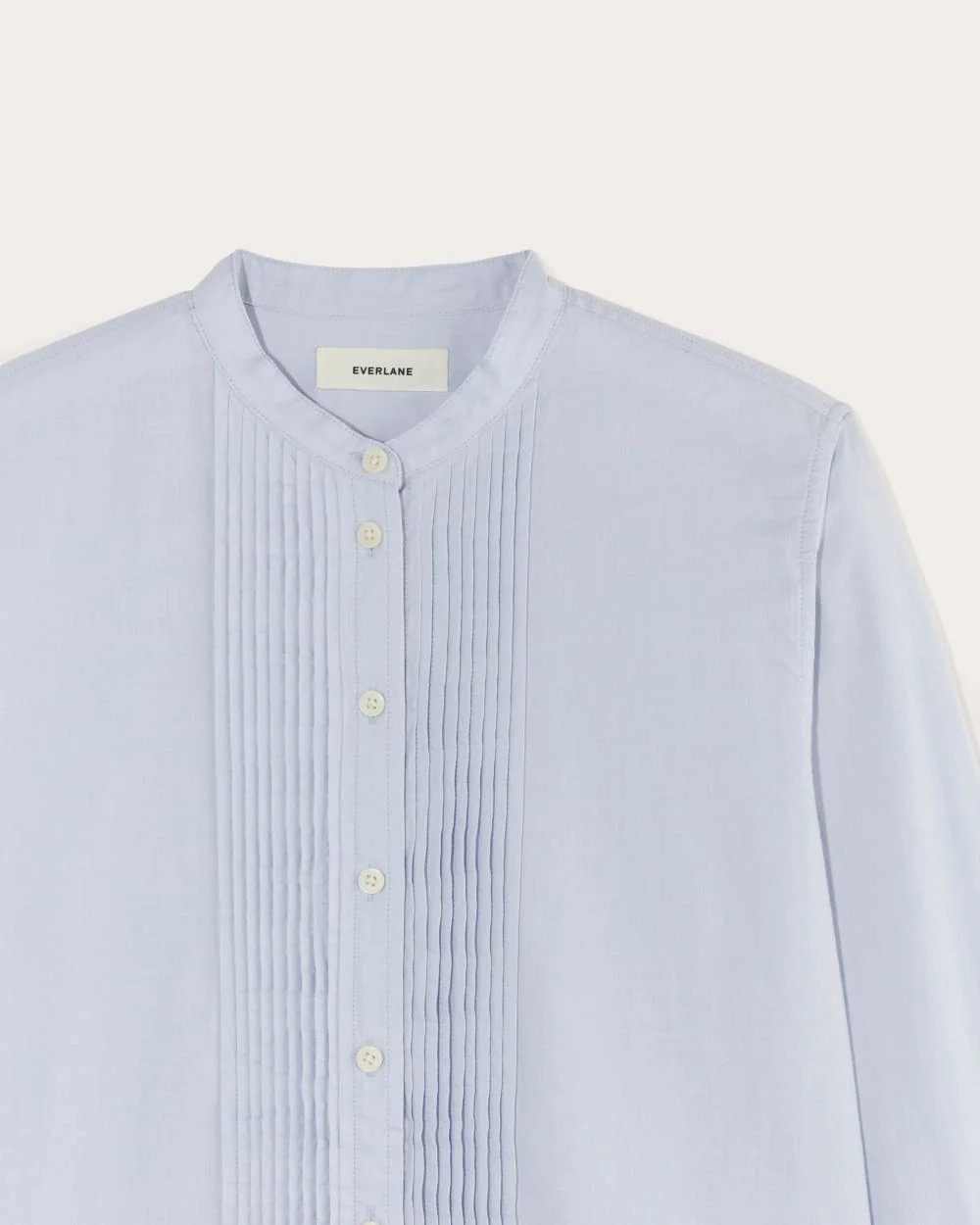 The Tuxedo Shirt in Silky Cotton | Light Blue (5)