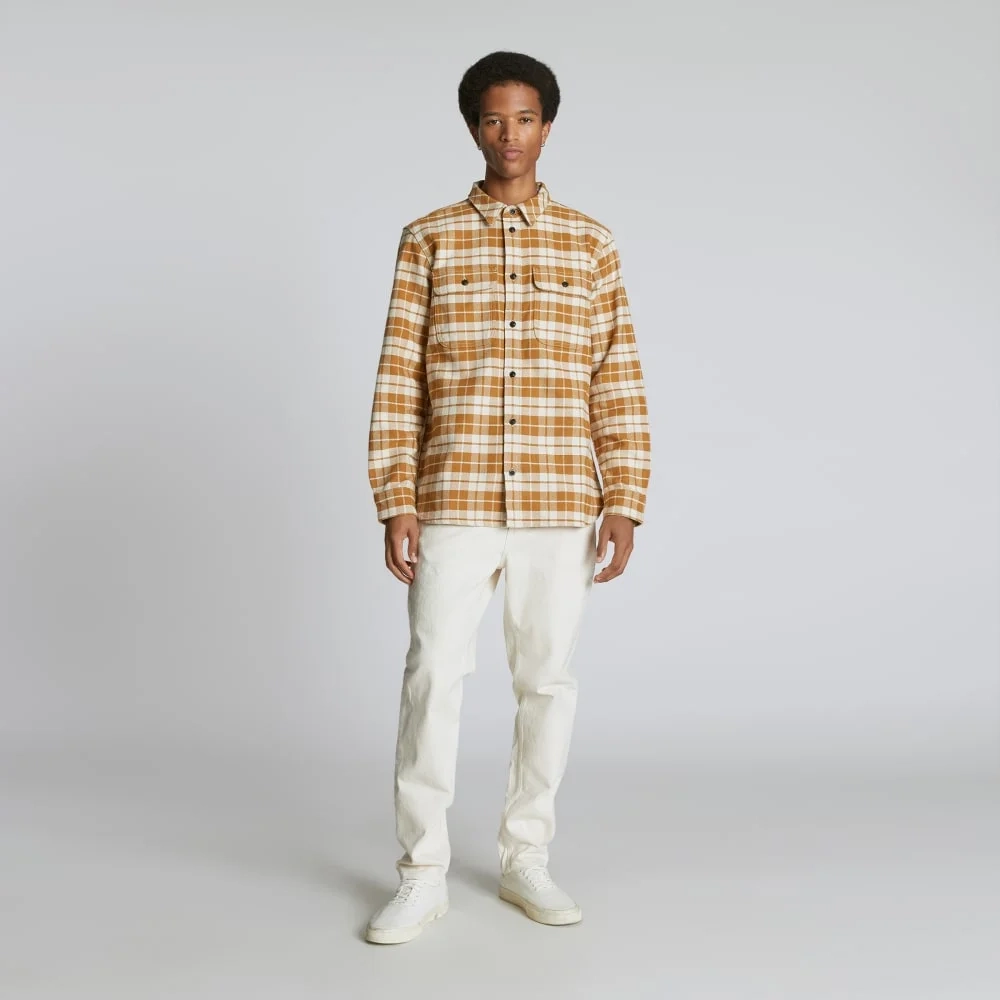 The Heavyweight Overshirt | Uniform | Golden Brown / Parchment (4)