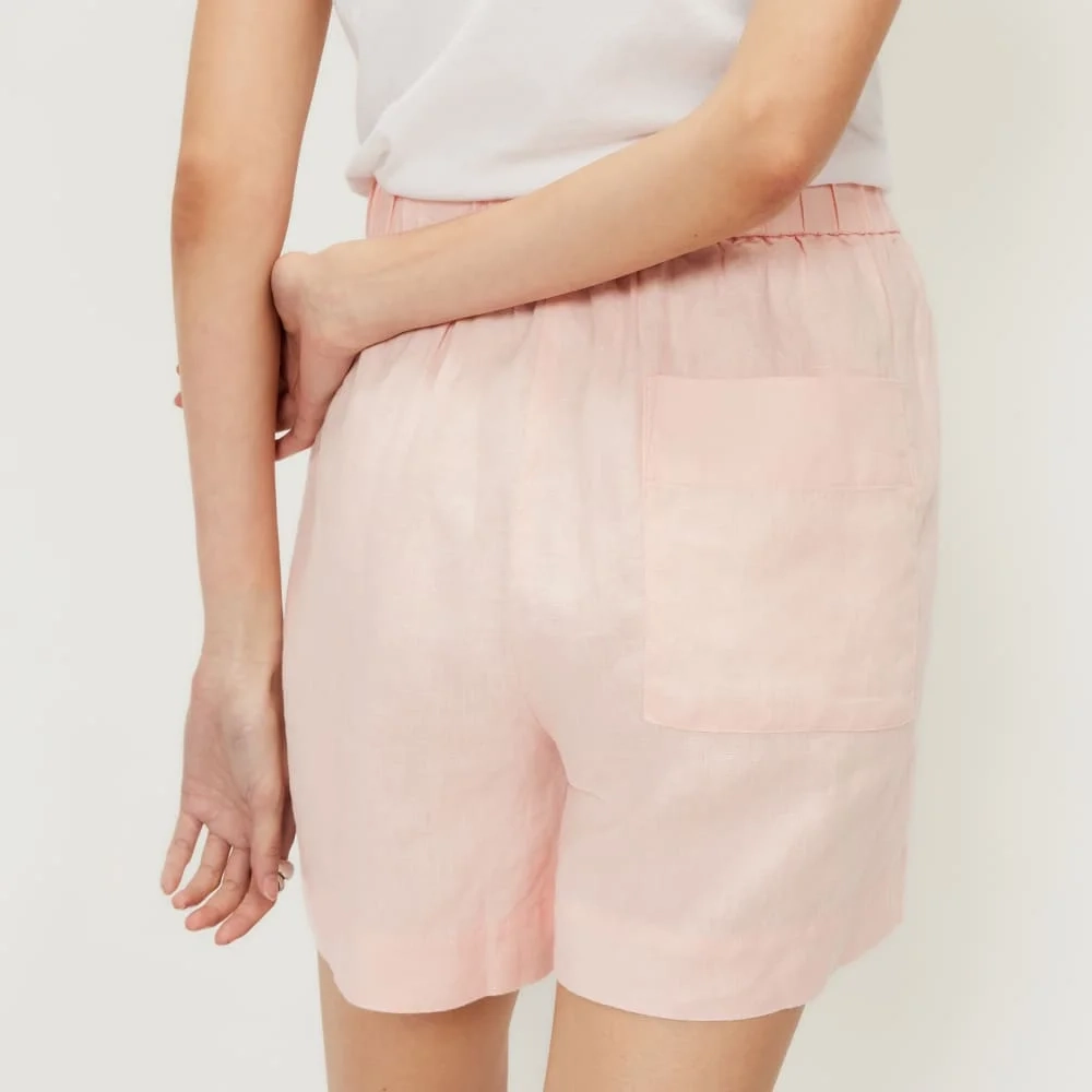 The Linen Boxer Short | Petal Pink (4)