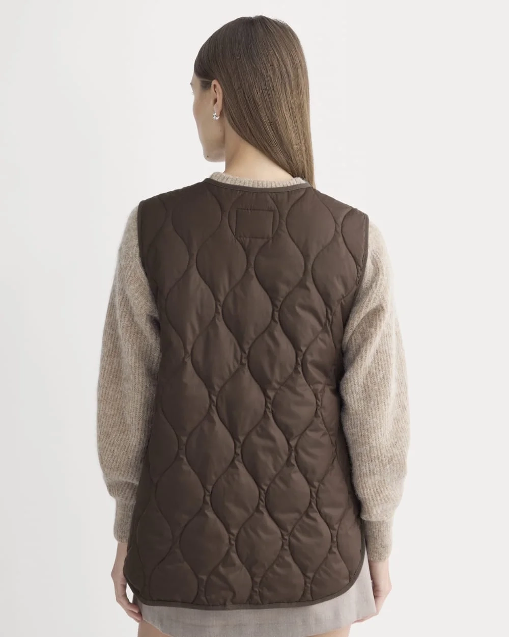ReNew Quilted Vest | Coffee Bean (4)
