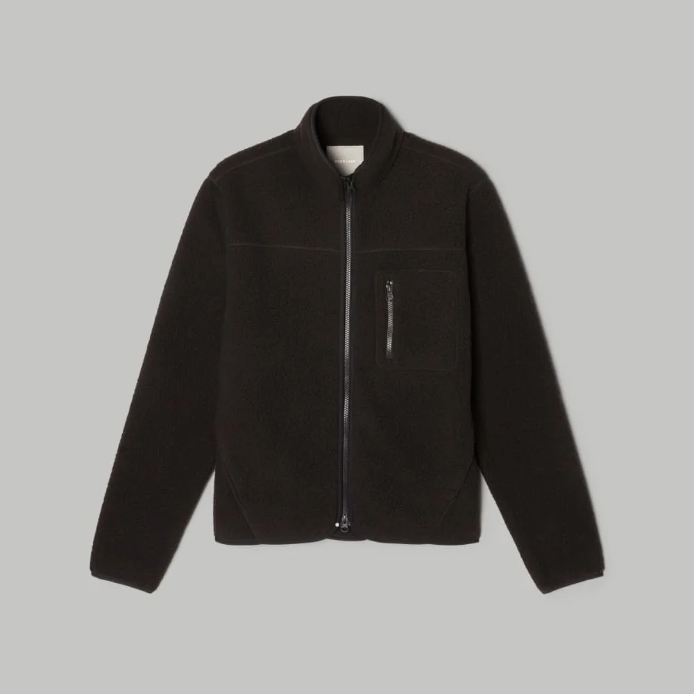 The ReNew Fleece Full Zip | Black (4)